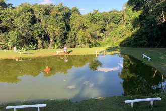 Locação de sítio com piscina