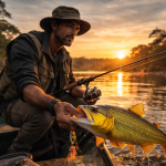 A pescaria de dourado exige técnica apurada e equipamentos resistentes, explica Joel Alves.