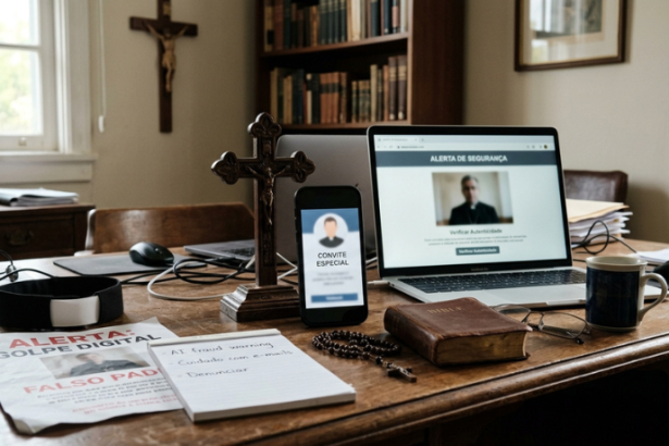 Golpe com falso padre criado por inteligência artificial alerta cristãos sobre novas fraudes digitais